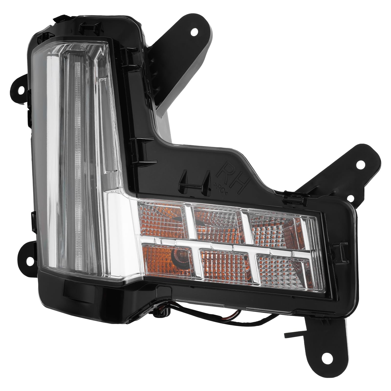 LED Fog Light Turn Signal Light Assembly, For 2015-2020 Cadillac Escalade, Fog Light Turn Signal Lamp Replacement Driver Side (Right)