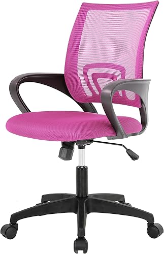 PayLessHere Silla de oficina en casa, silla de escritorio, silla ergonómica ajustable, soporte lumbar, reposabrazos ejecutivo con malla de alta