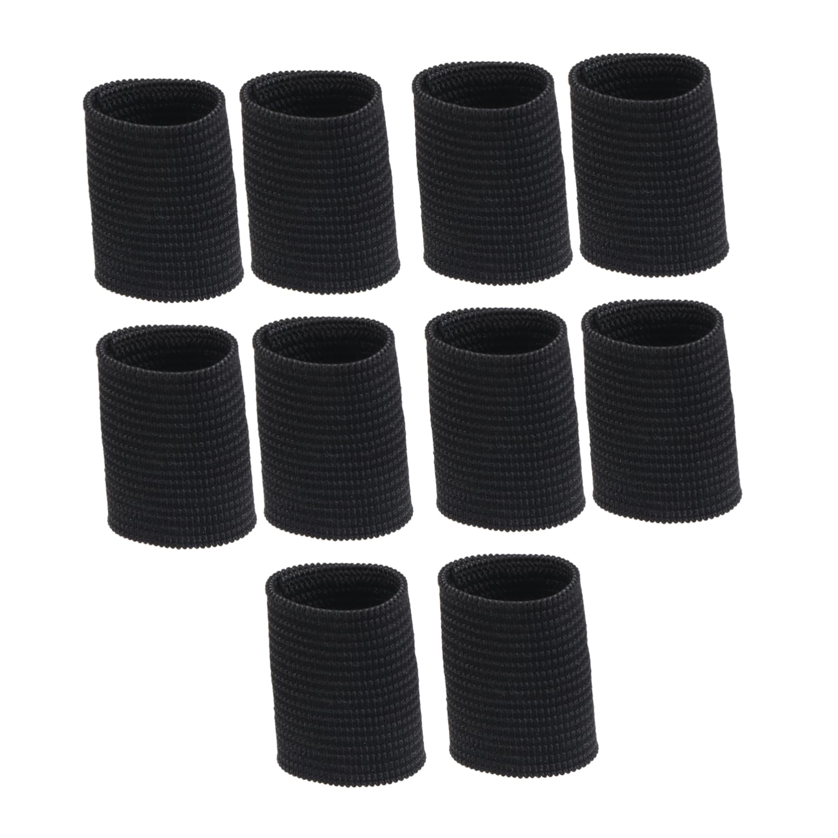 KOMBIUDA Elastic Nylon Finger Protectors 10pcs Basketball Finger Guards Sports Finger Guards
