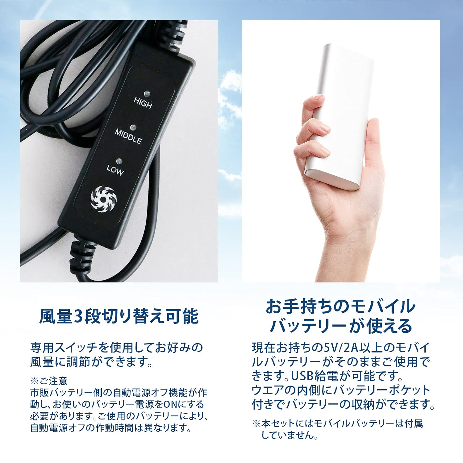 Amazon.co.jp: [山善] ファンウェア ベスト ファン付き ライトグレー 