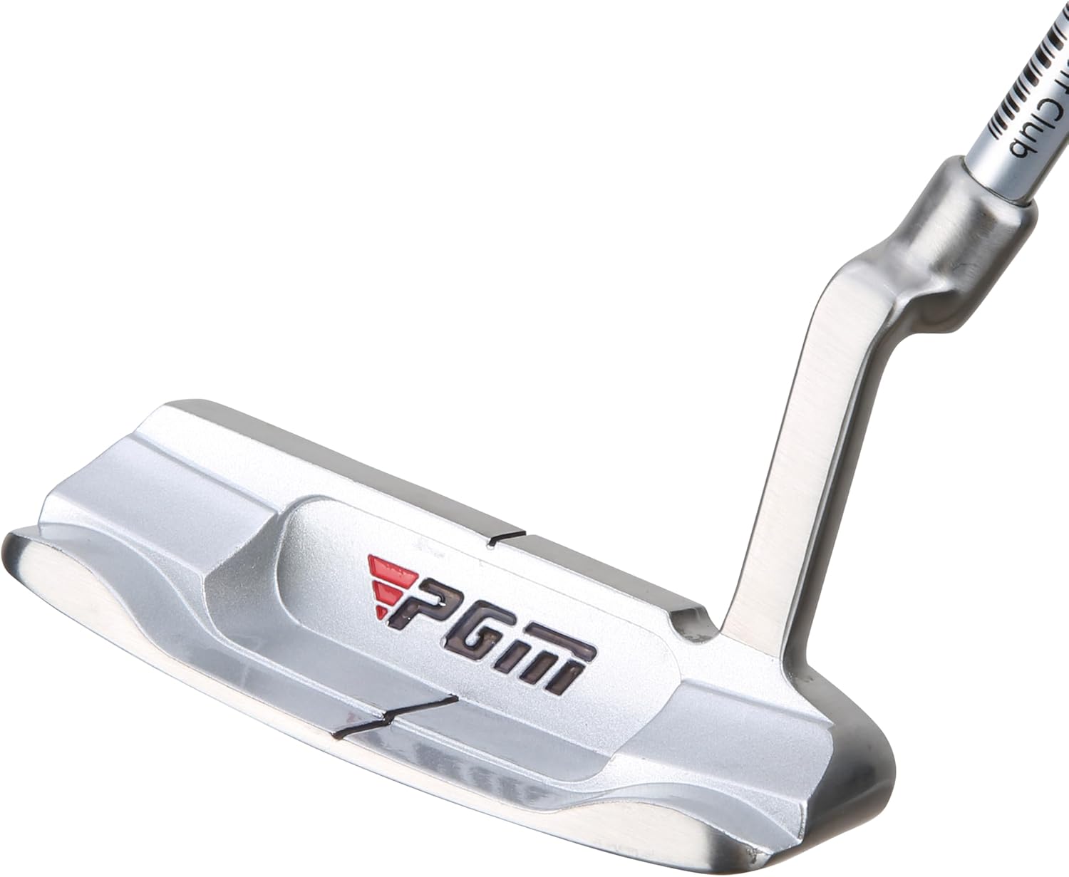PGM Men's Left-Handed Putter - 950 Steel Shaft, Stainless Steel Head - Easy Flop Shots