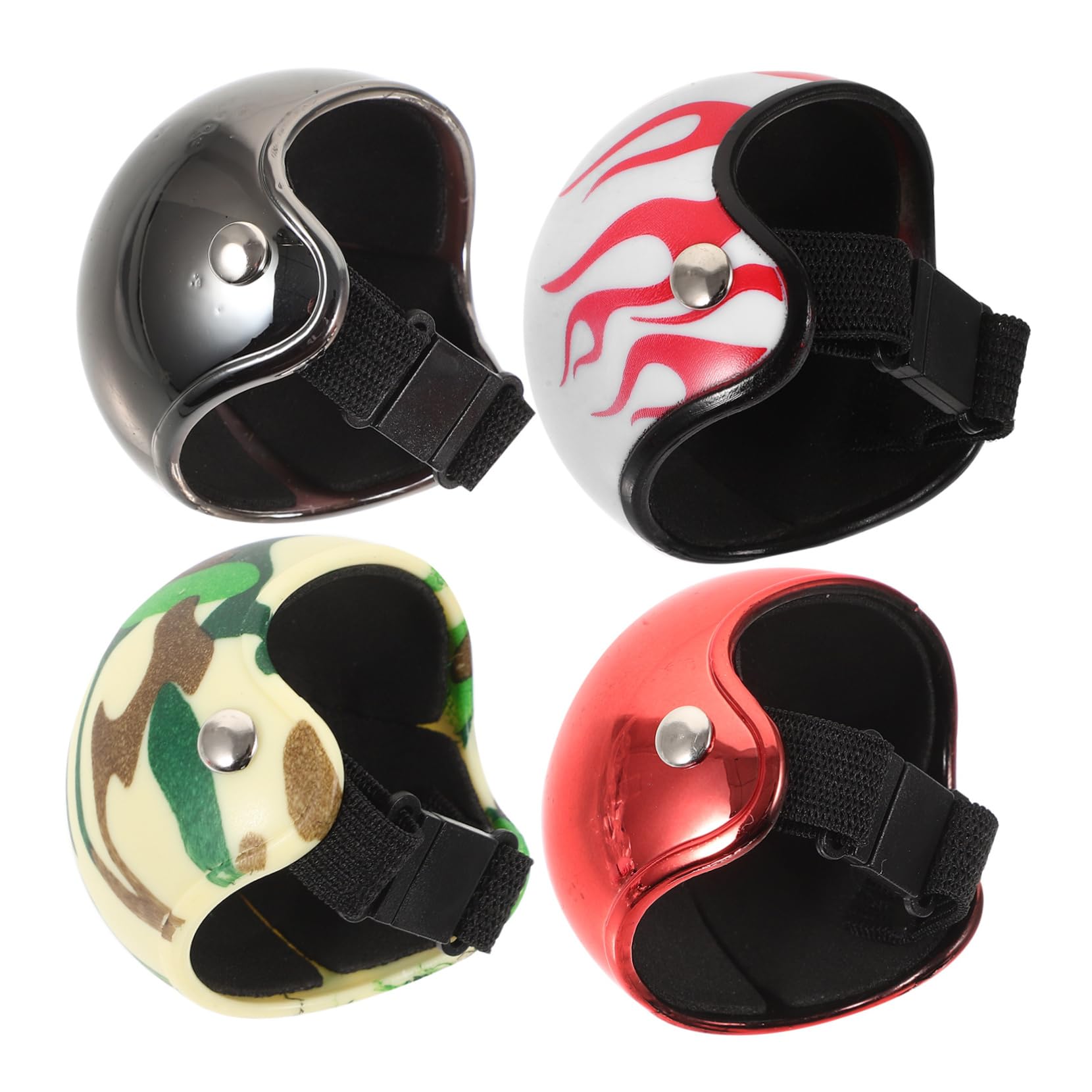 POPETPOP Cool Chicken Helmet Toy For Chicks Hens Pet Bird Parrot