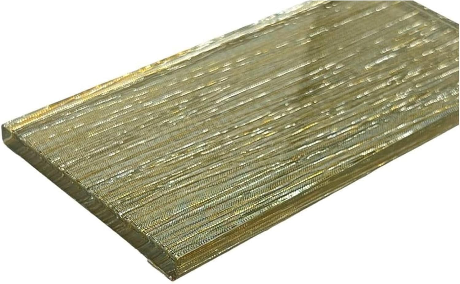 Tenedos TDPW-GLTR-423 Metallic Look 3x6 Glitter Glass Subway Wall Tile for Kitchen Backsplash, Accent Decor and Bathroom Shower (88 Pieces - 10.76 Square feet/Box) (Silver) (NO Peel and Stick)