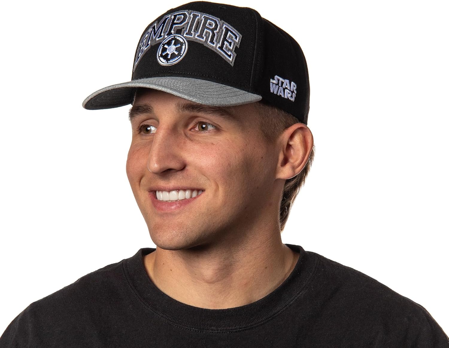 Star Wars Adult Embroidered Precurve Snapback Hat for Men and Women - Image 3