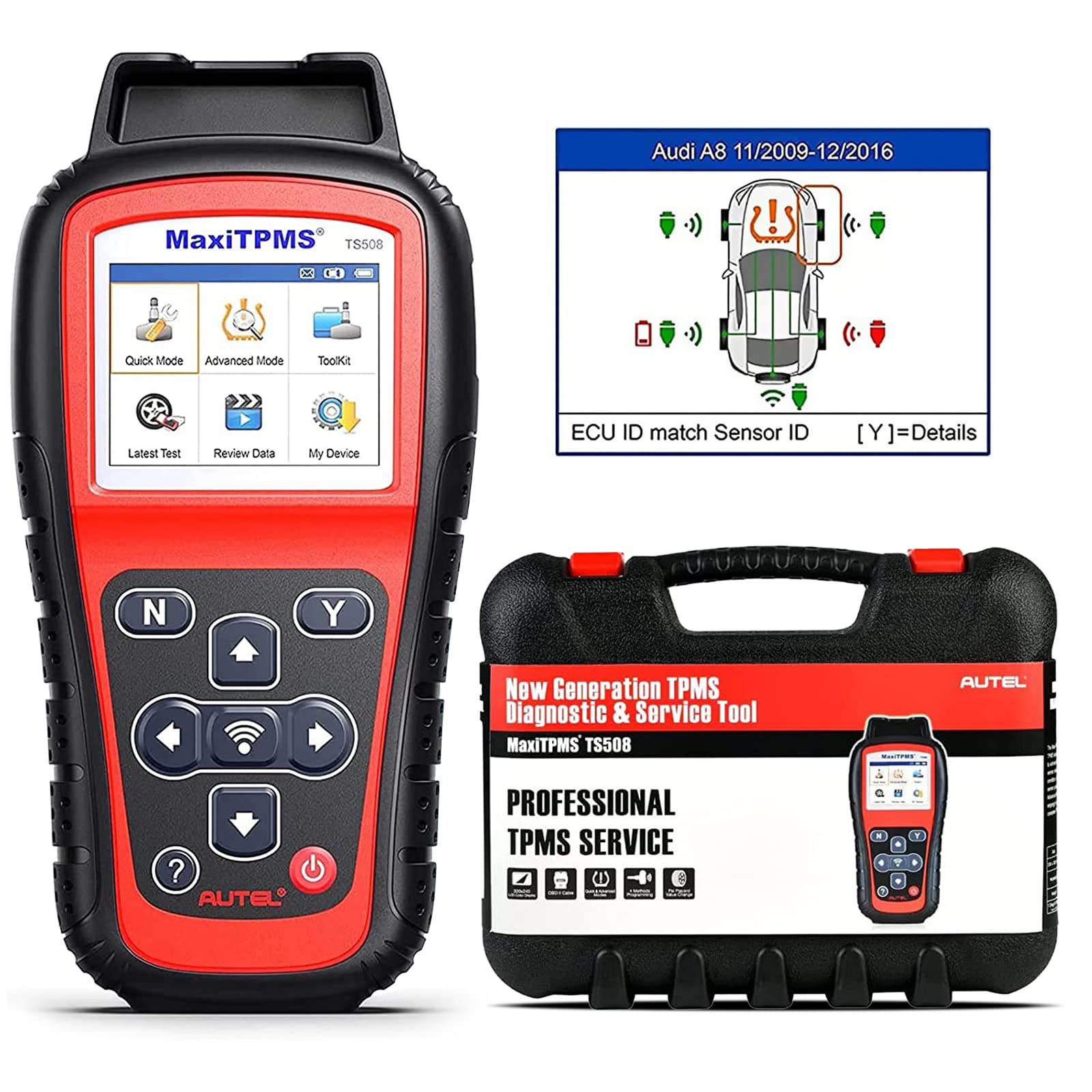 Amazon | Autel MaxiTPMS TS508 TPMS リリーーン ツール タイヤ空気圧 