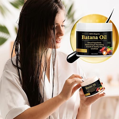 Miniatura 8 de Aceite de batana crudo 100% natural para el crecimiento del cabello, aceite para el cabello Dr. Sebi de Honduras, evita la pérdida de cabello,