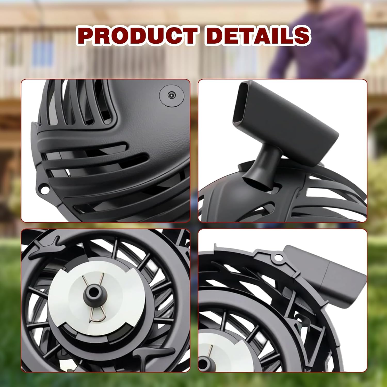 Recoil Rewind Pull Starter kit Assembly Compatible with GTS 150cc Toro Lawn Mower Mode Replace 21442