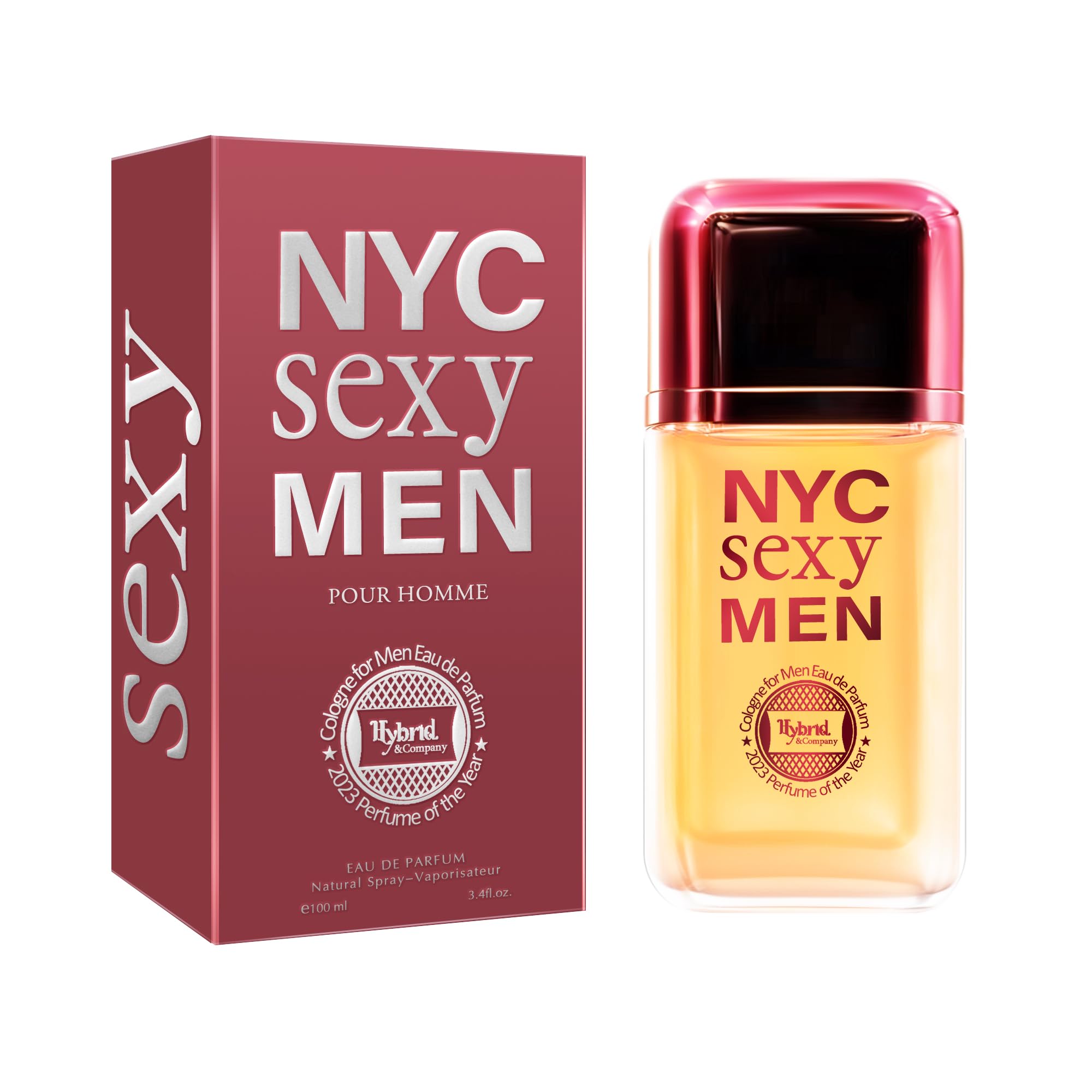 Hybrid & CompanyNYC Sexy Men Smooth and Mature Scent Charming Oriental Perfume,3.4 Fl Oz (packaging may vary)