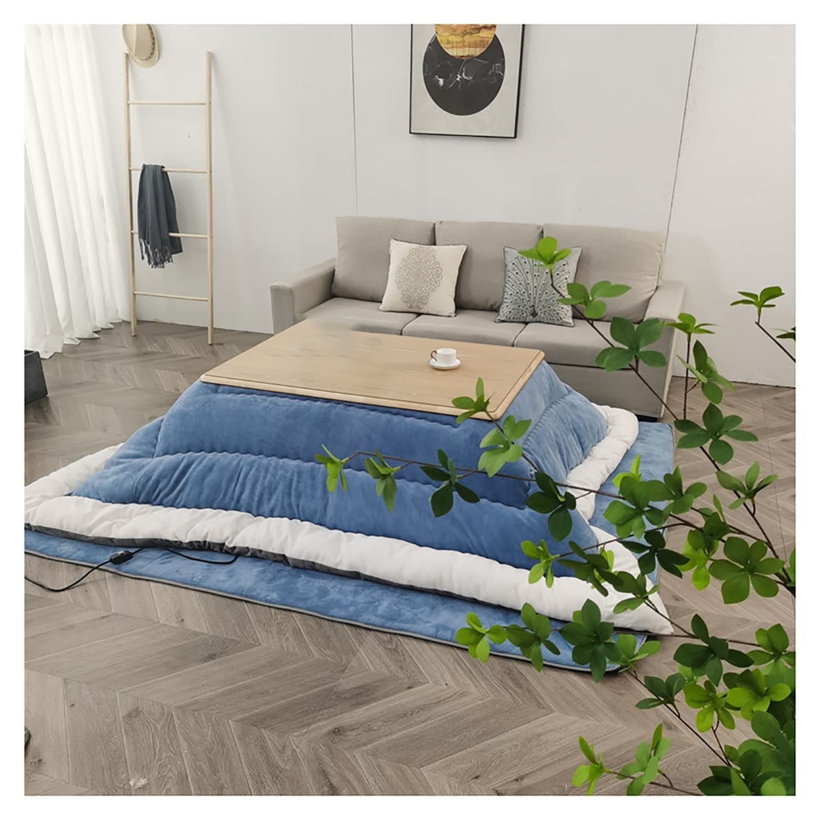Amazon.com: Appleya Kotatsu Table with Heater and Blanket Tables Washable  Kotatsu Futon Comforter (Including Table), 47.2 * 31.4 * 17.7 Inch (Color :  E, Size : 47.2 * 31.4 * 17.7 inch) : Home u0026 Kitchen