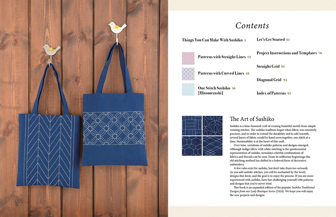 Essential Sashiko: 92 of the Most Popular Patterns (With 11 Projects and Actual Size Templates)