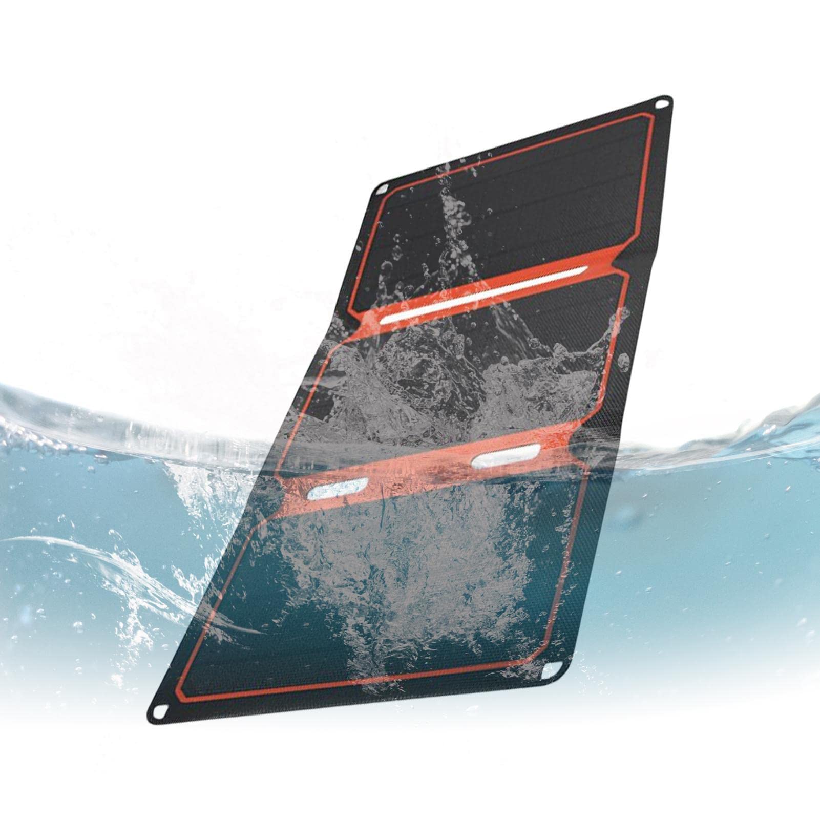 Panneau solaire pliable haute efficacité 21W chargeur USB résistant à l'eau