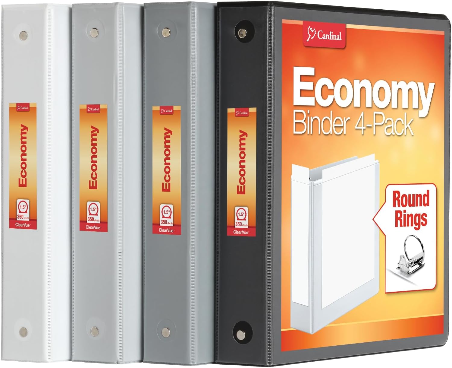 Cardinal Economy 3 Ring Binder, 1 Inch, Presentation View