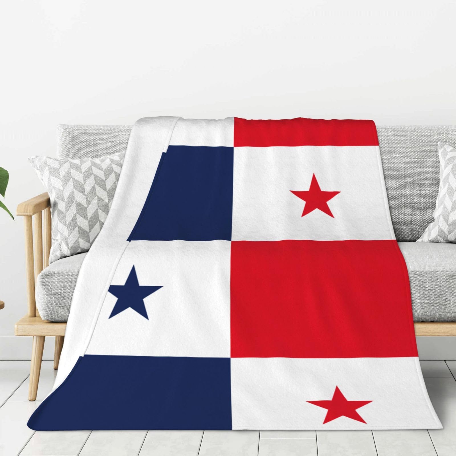 Couverture flanelle Panama pour le camping et le canapé