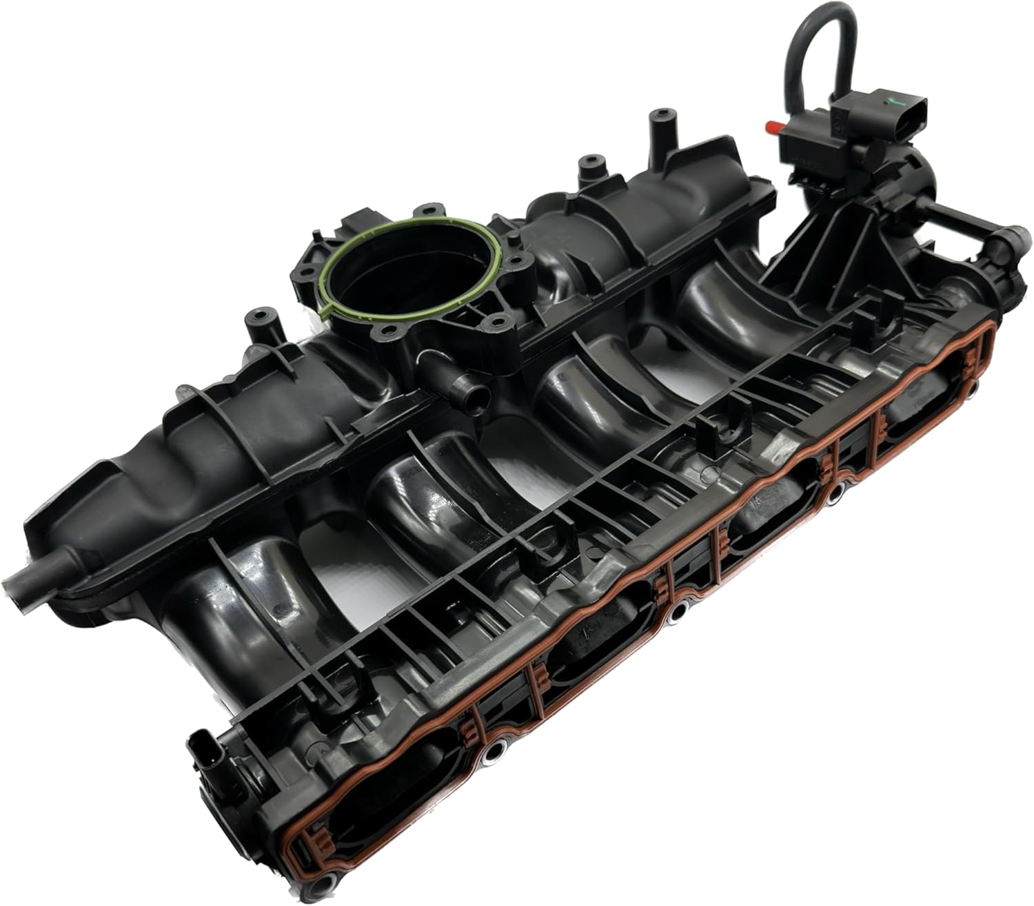 Engine Intake Manifold Assembly w/Gasket + MAP Sensor Set 2.0L Fits for Audi A3 TT Quattro Q3 VW GTI Jetta Passat CC EOS Beetle 2.0T TSI 06J133201BD 06J133201BH 06J133201AR 6H906283BE