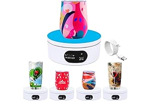 Riomh Turner Cup Automatic Rotating Display Stand: Showcase Your Sparkly Creations
