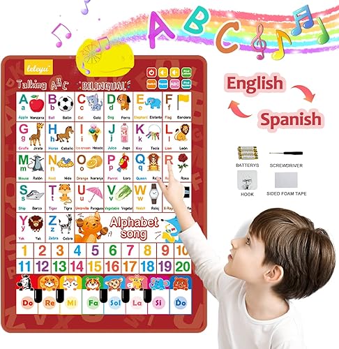 Miniatura 1 de Paloura Juguetes del sistema solar  Póster educativo electrónico interactivo para aprender nombres canciones datos y juegos de planetas juguetes de