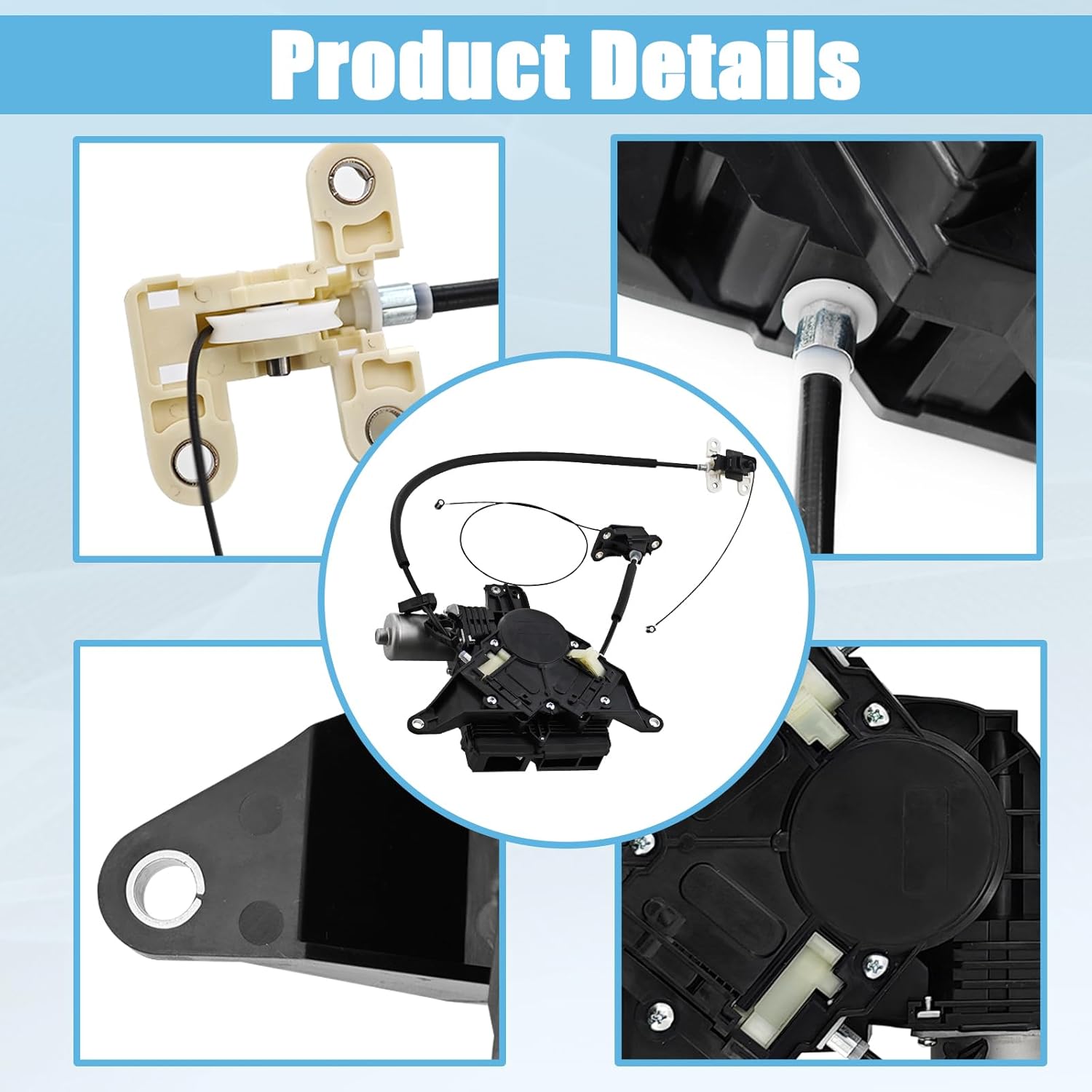 747-303 72010-TK8-305 Right Passenger Side Sliding Door Motor Assembly with Cable Compatible with Honda Odyssey 2011-2017 3.5L V6, Replace# 72010-TK8-A01, 72010TK8A01