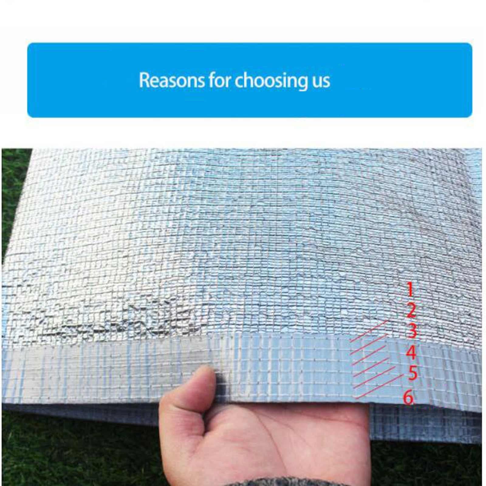 99% aluminiowy, zacieniony materiał do samochodów, psów i roślin, srebrny, 3 x 9 m, z przelotkami, osłona do ogrodu, na patio, szklarnię, zadaszenie, pergolę i budy