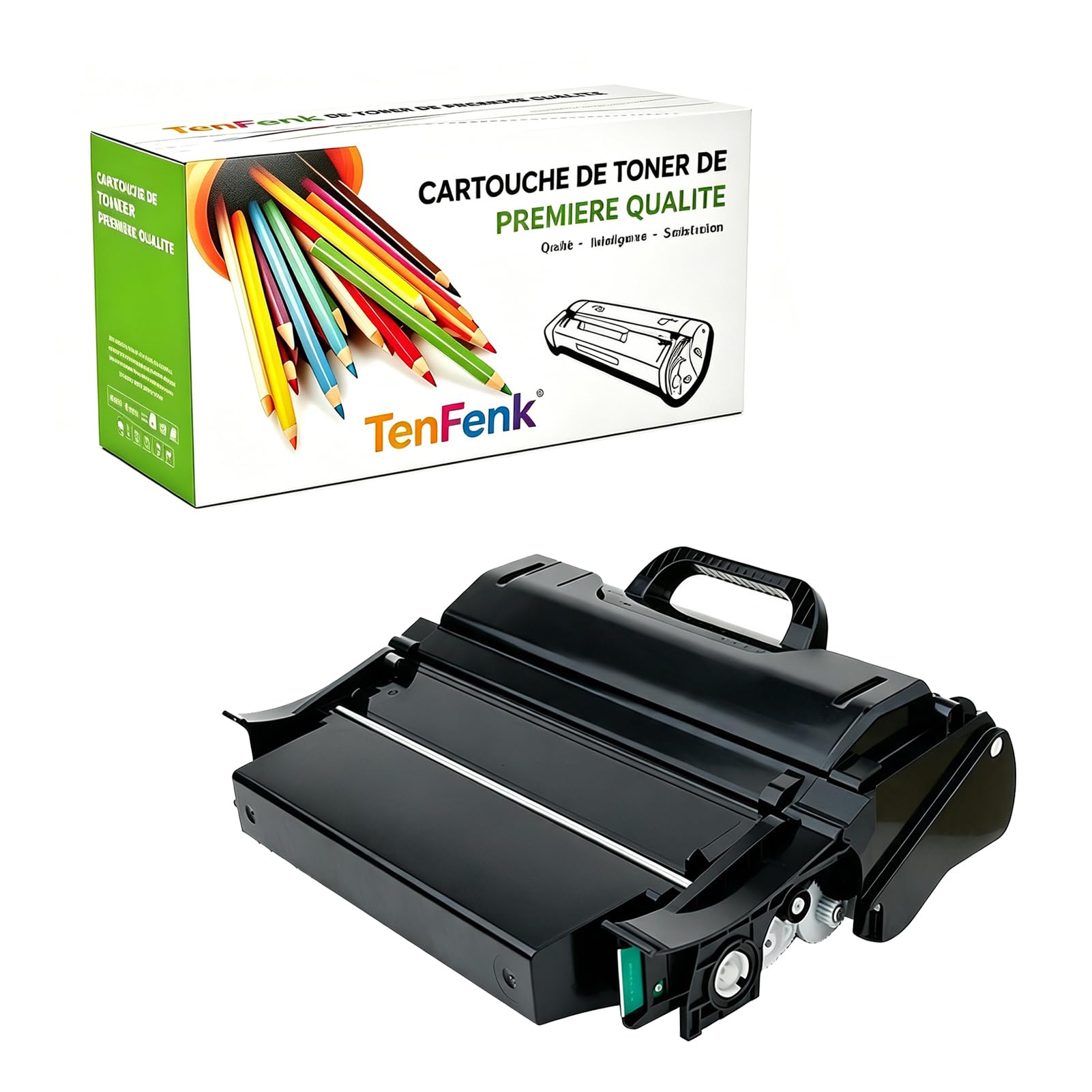 Compatible Reemplazo Cartucho De Tóner Para Lexmark X651 T650H11E T650H21E Para Uso Con Lexmark X651DE X652DE X654DE X656DTE X658DTE Impresora,(Negro- 25000 Páginas),1 pack