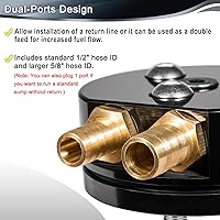 Vista 3 de Diesel Fuel Tank Sump Kit Dual-Port Integrated Return Compatible with Airdog FASS Cummins Duramax Powerstroke