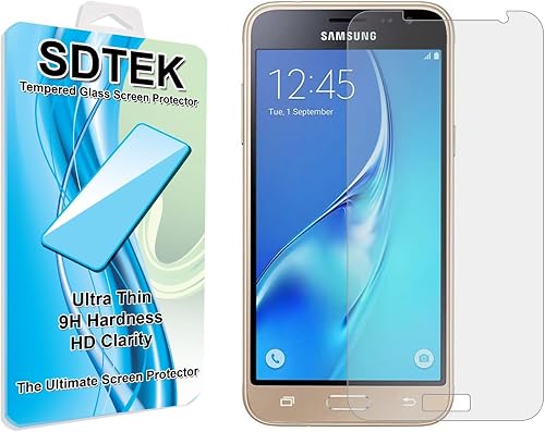 SDTEK Vetro Temperato Compatible con Samsung Galaxy Pellicola Protettiva Protezione Protettore Glass Screen Protector Compatible con Samsung Galaxy  2016 