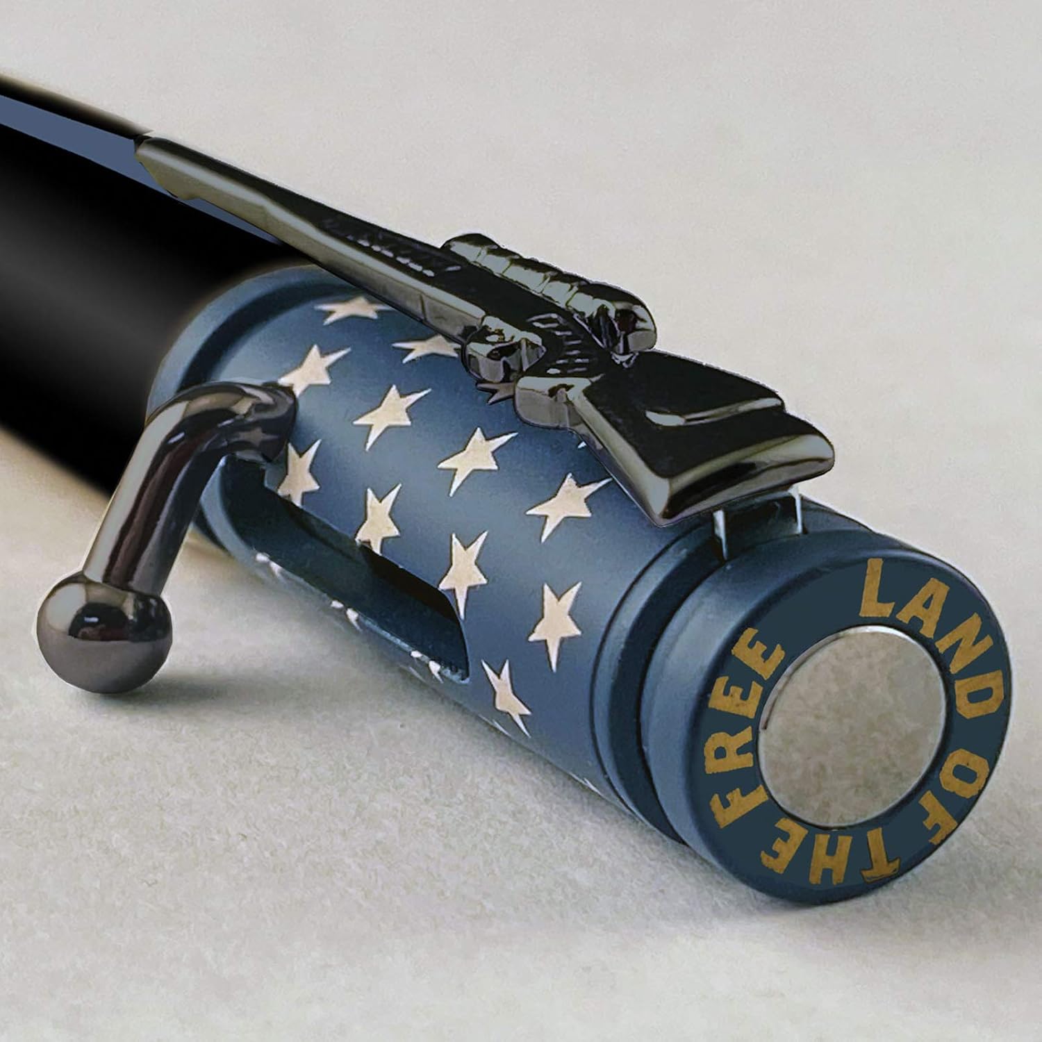 Penn State Industries PKCP80CGM Ceramic Bolt Action Flag Ballpoint Pen Kit Woodturning Project (5, Gun Metal)