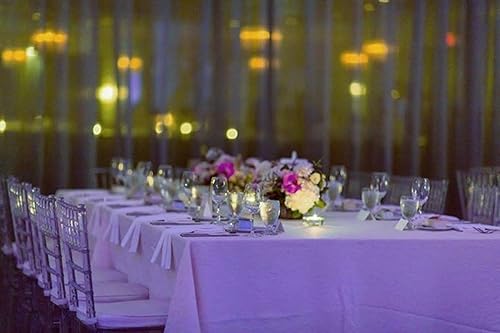 Miniatura 9 de Paquete de 12 manteles rectangulares de satén para boda, mantel de seda brillante, cubierta de tela suave para bodas, banquetes, fiestas, eventos,