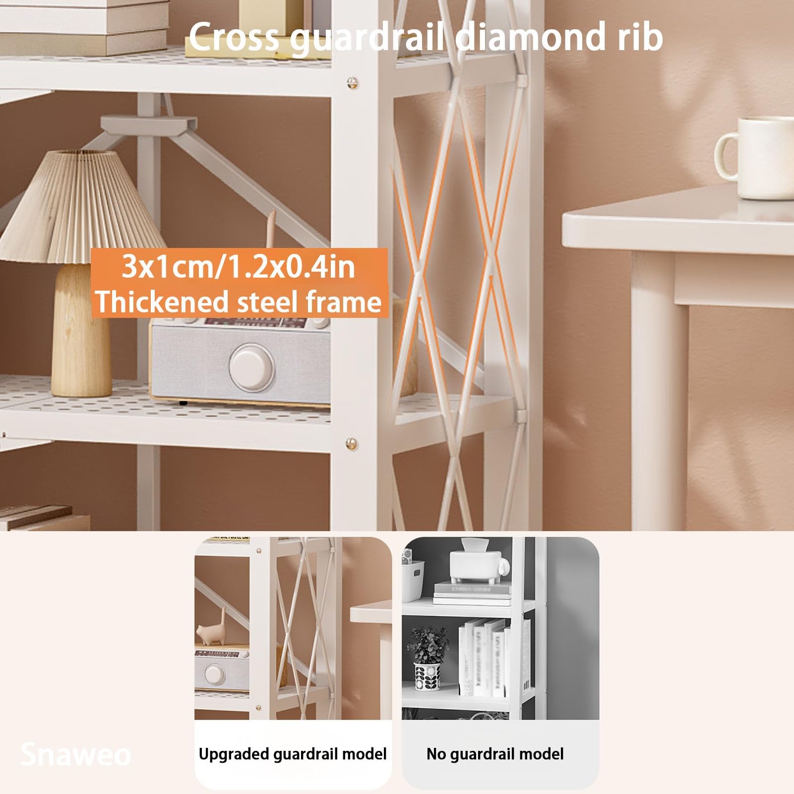 Stand di Piante, Portavasi pieghevole, portavasi a più livelli con ruote, portavasi in metallo a 2/3/4 livelli, espositore per fiori e piante, per patio, giardino, angolo, balcone, soggiorno (nero a 4