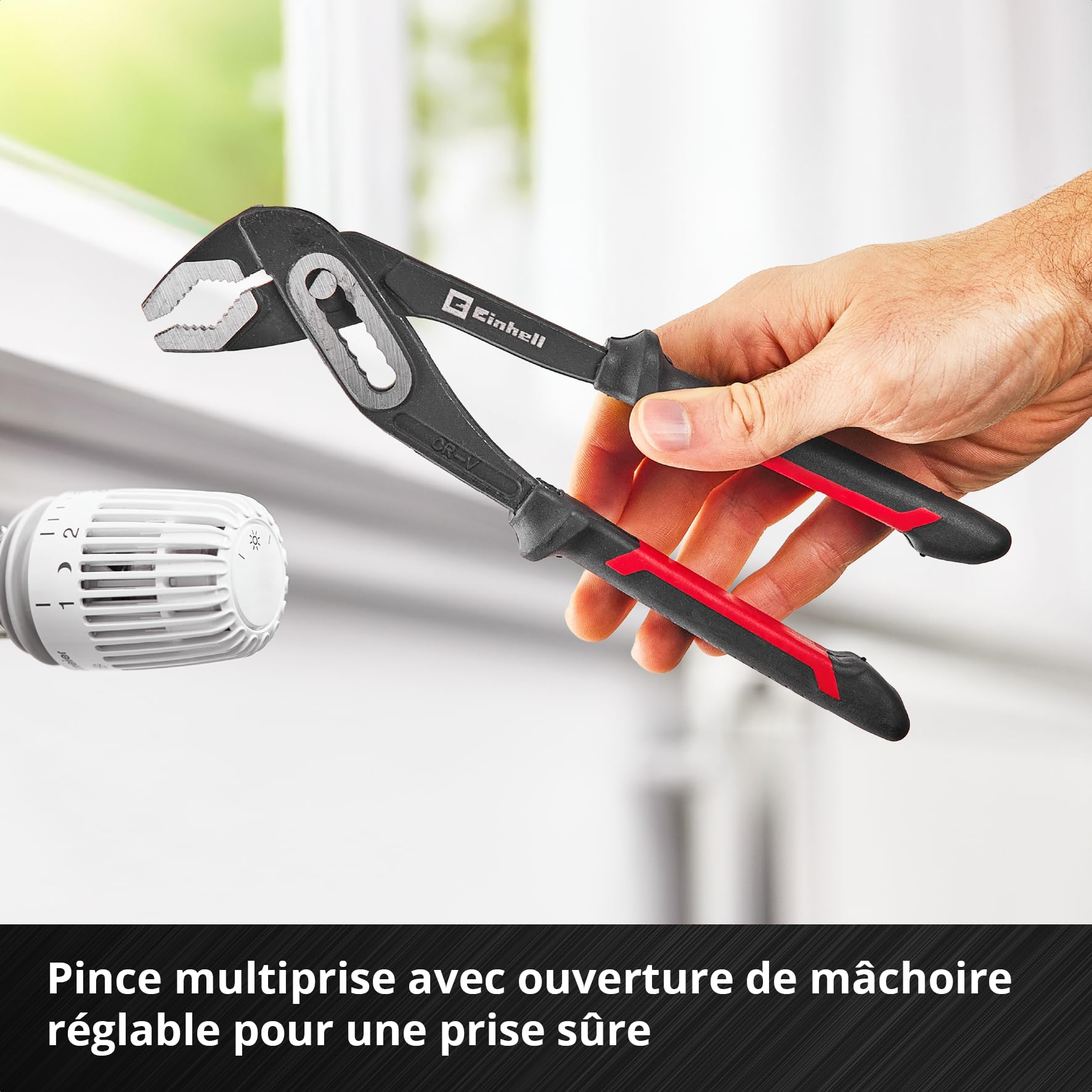 Einhell E-Case insert d’outils 8 pièces avec kit d’installation sanitaire | Kit plomberie | coupe-tube | clé lavabo multifonction | emporte-pièce tôle | clé armoire électrique | ruban isolant | pinces