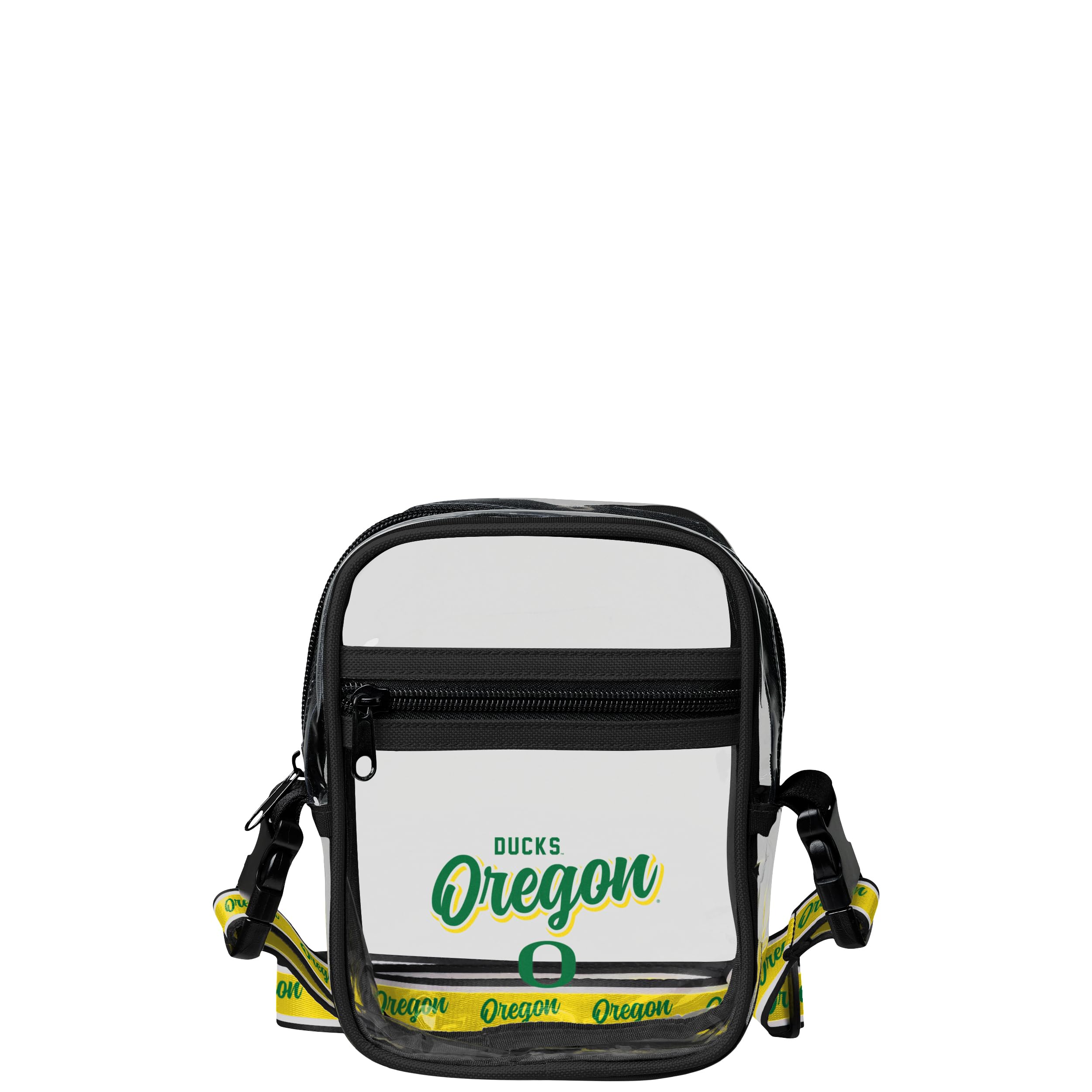 Crossbody Clear Messenger Bag– Convenient & Compact Hands-Free 7” Camera Pouch for Valuables– NCAA Stadium Security Approved