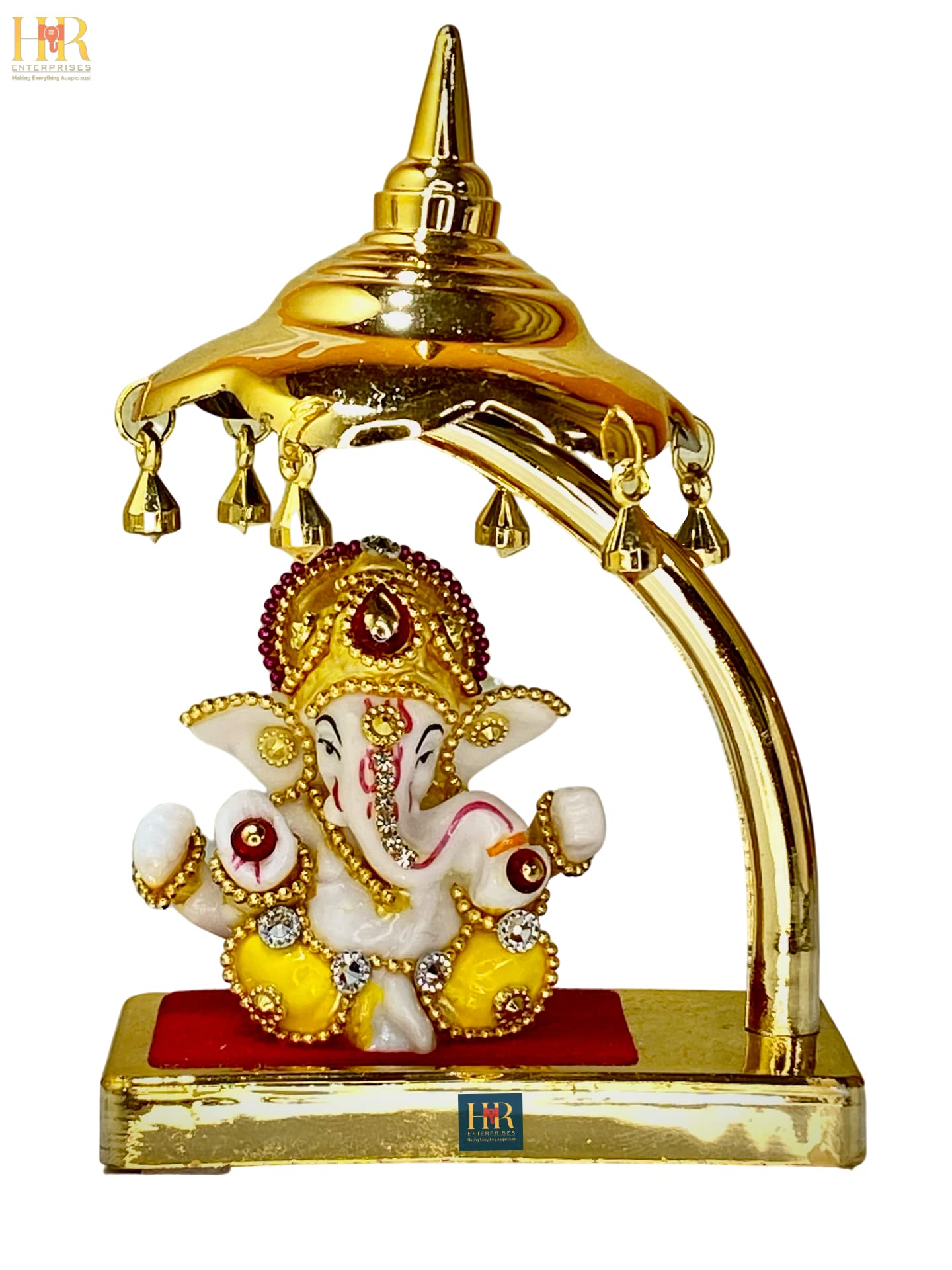 Buy HR Enterprises(106M Lord Ganesha Idols for Home Decor, Ganesha Idol for car Dashboard