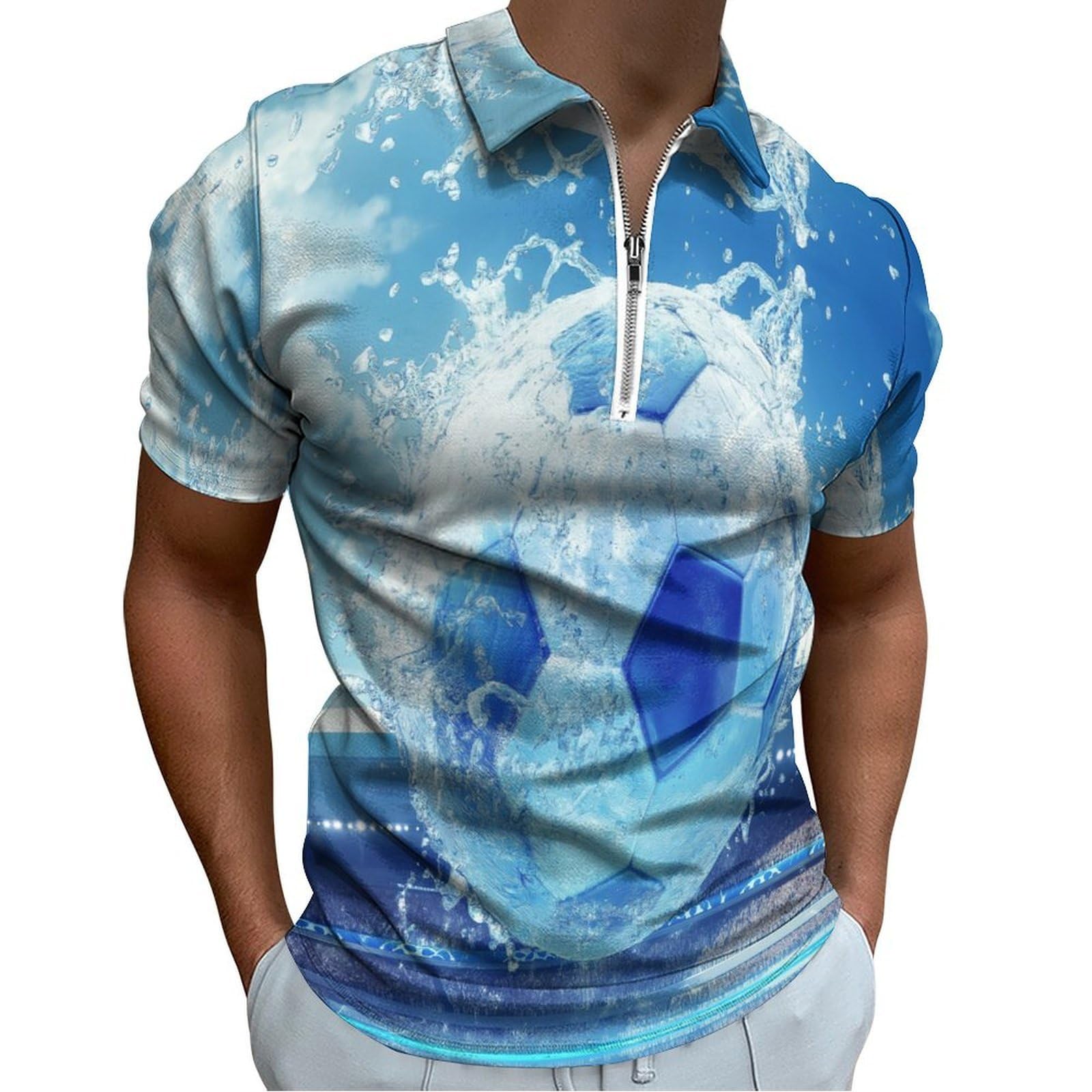 Chemise stretch regular fit homme grande taille pour l'été - 8