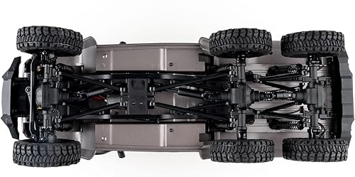 Miniatura 5 de Eazyrc X Rochobby 118 Cheyenne 6x6 Control remoto RTR RC Crawler RC Truck todo terreno para hombres y niños con cargador batería