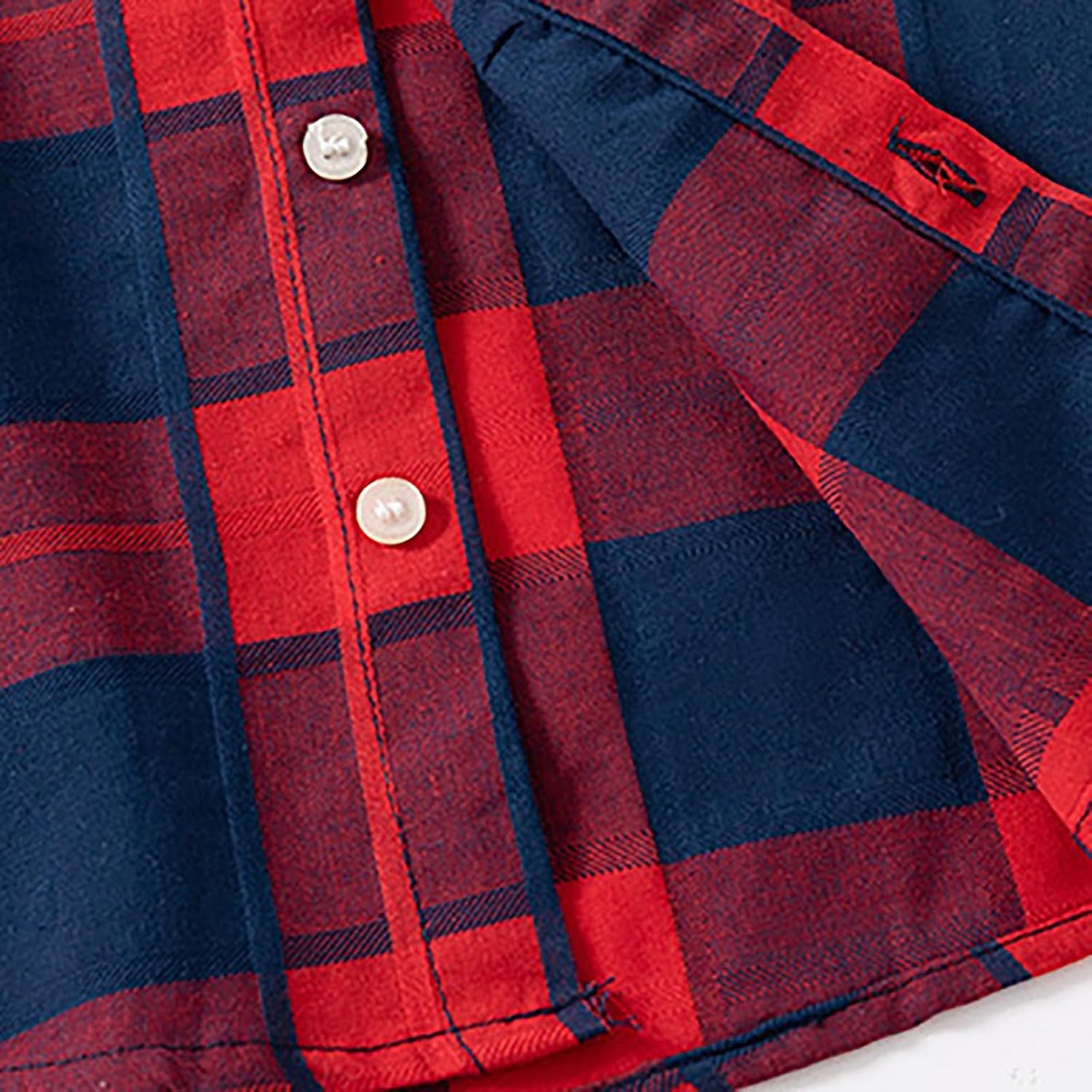 Baby Boys' and Toddler Long Sleeve Plaid Flannel Button Up Shirt Gentleman Jacket Picture Day Outfits Girls Fall Outfit