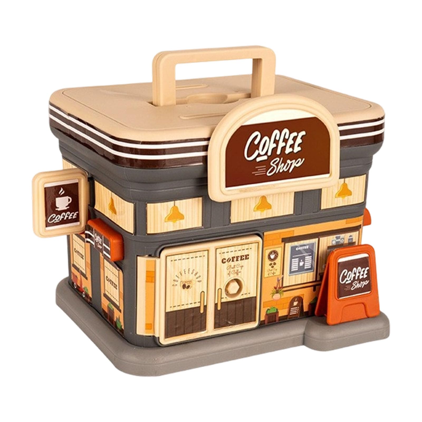 Adorable Colorful House Shape Coin Banks with Coin Money Saving Box for Kids Adults Birthday Saving Jar