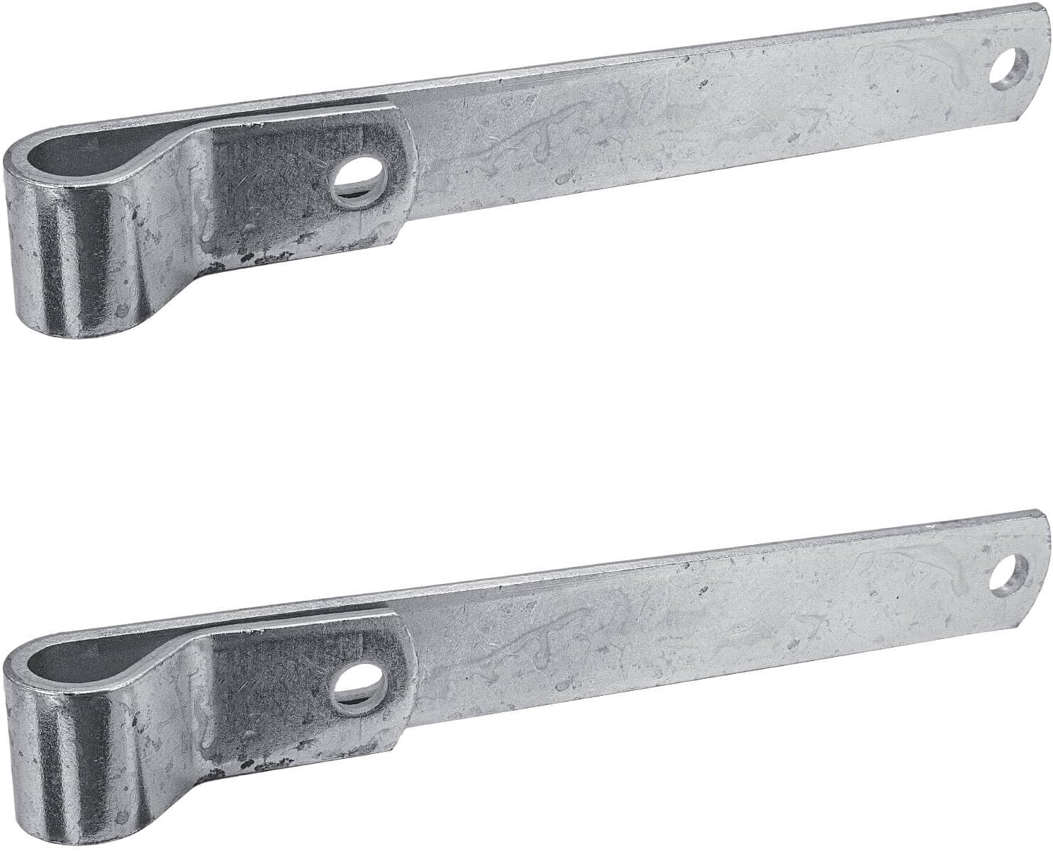 10" Heavy Duty Strap Hinge Galvanized - Pair