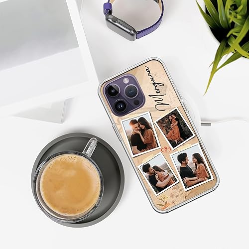 Miniatura 5 de Funda protectora transparente con imagen de pareja, compatible con iPhone 15, 14, 13, 12, 11, X, Xs, Xr, 8, 7, 6s, Mini Pro Max