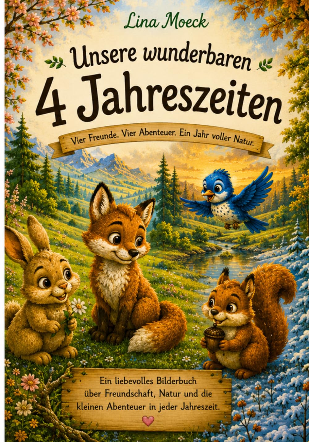 Unsere wunderbaren vier Jahreszeiten - Die Abenteuer der vier Freunde: Gemeinsam durch Frühling, Sommer, Herbst und Winter
