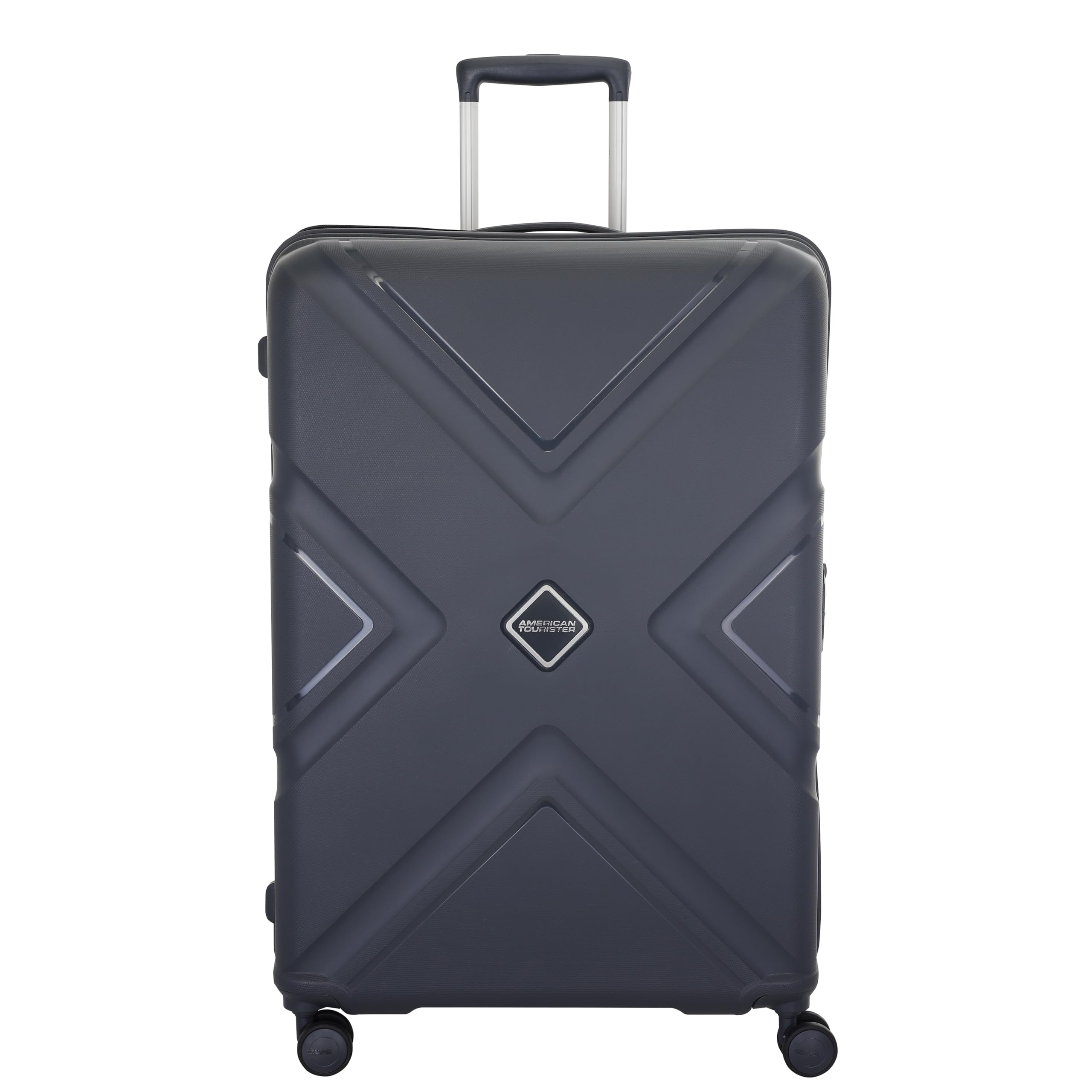 Krossplus 68 CM Medium with TSA Lock & 8 Wheels Hard PC Spinner Check-in Luggage/Lightweight Suitcase for Travel/Trolley Bag for Travel/Travel Bag with Double Spinner Wheels- Black-image-48