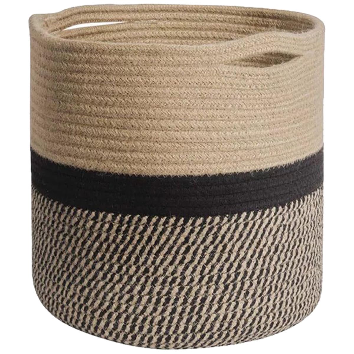 Panier de rangement tressé pour organiser votre bureau style