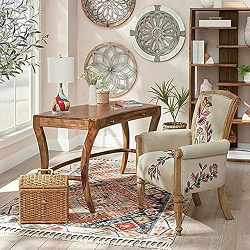 Miniatura 7 de Colyltoy 3 Pieces Farmhouse Wall Decor, Rustic Wood Round Wall Art, Hanging Decoration for Living Room Bathroom Bedroom Home Indoor Outdoor