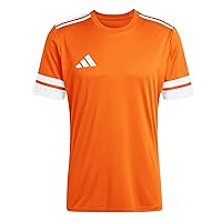adidas Homme SQUADRA25 Jersey Short Sleeve, Team Orange/White