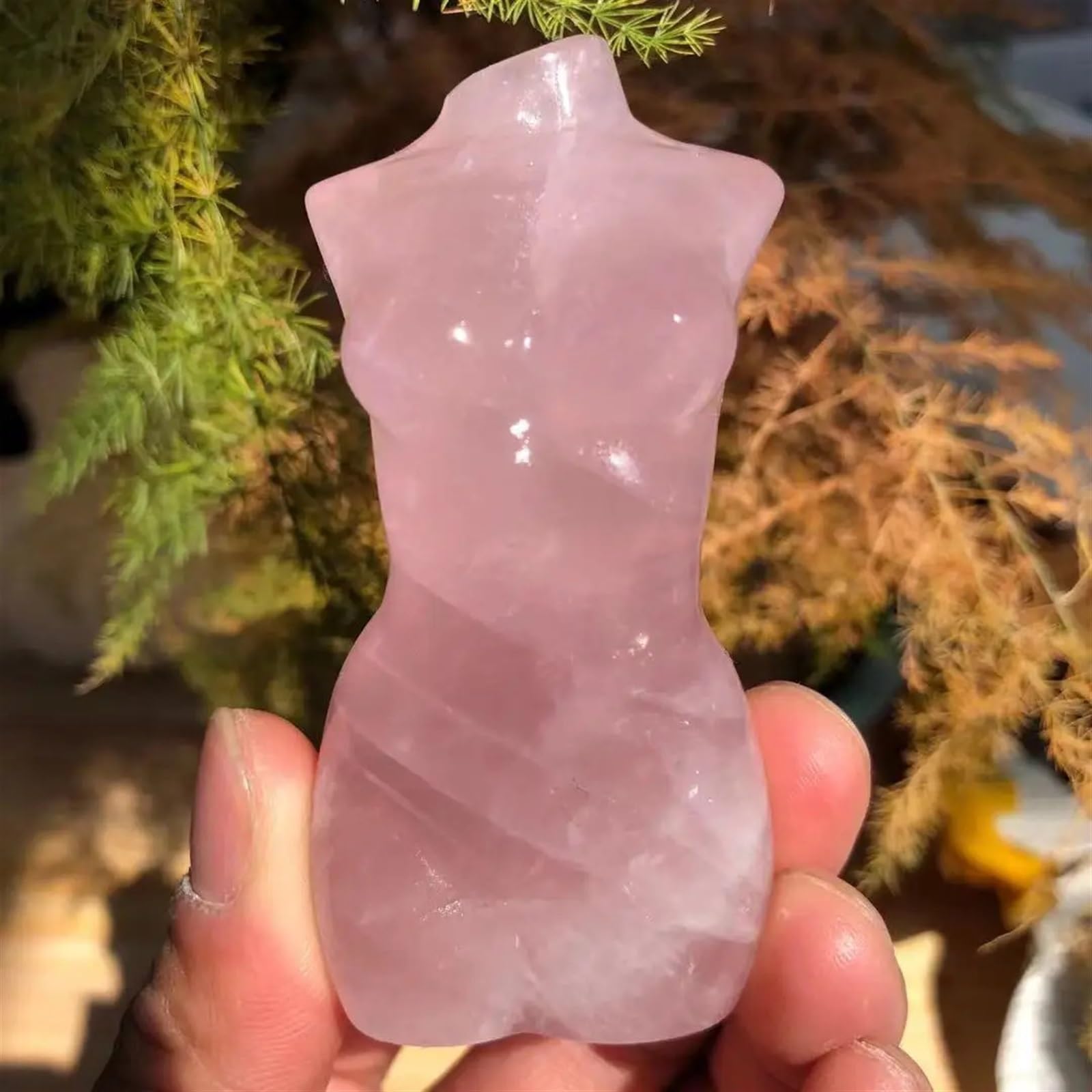 Bijoux de corps déesse en cristal de poudre sculptés main AtkitS