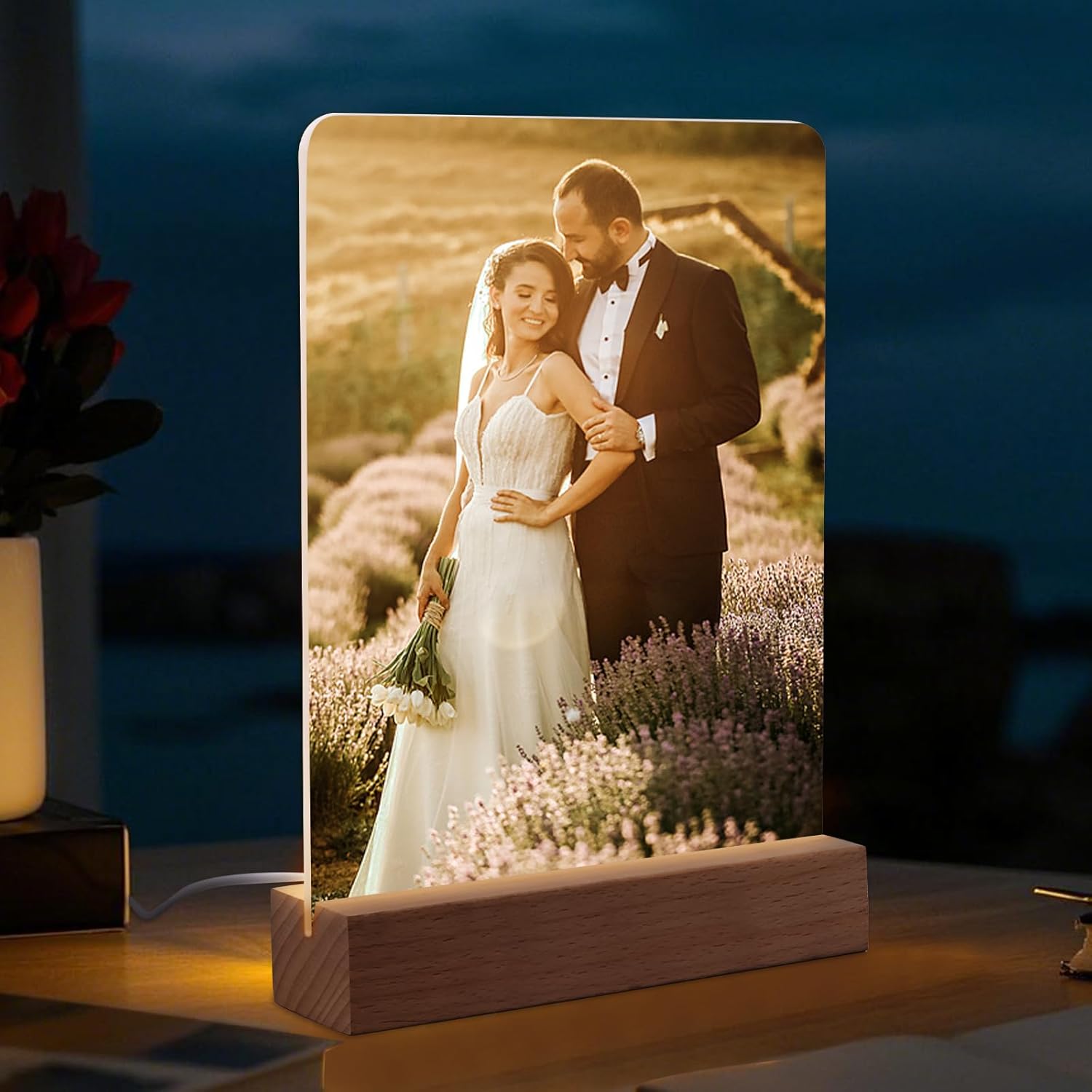 Ahniiqo 6 Packs of 6" x 8" Acrylic Sublimation Blanks Photos, Sublimation Acrylic Printing Heat Press