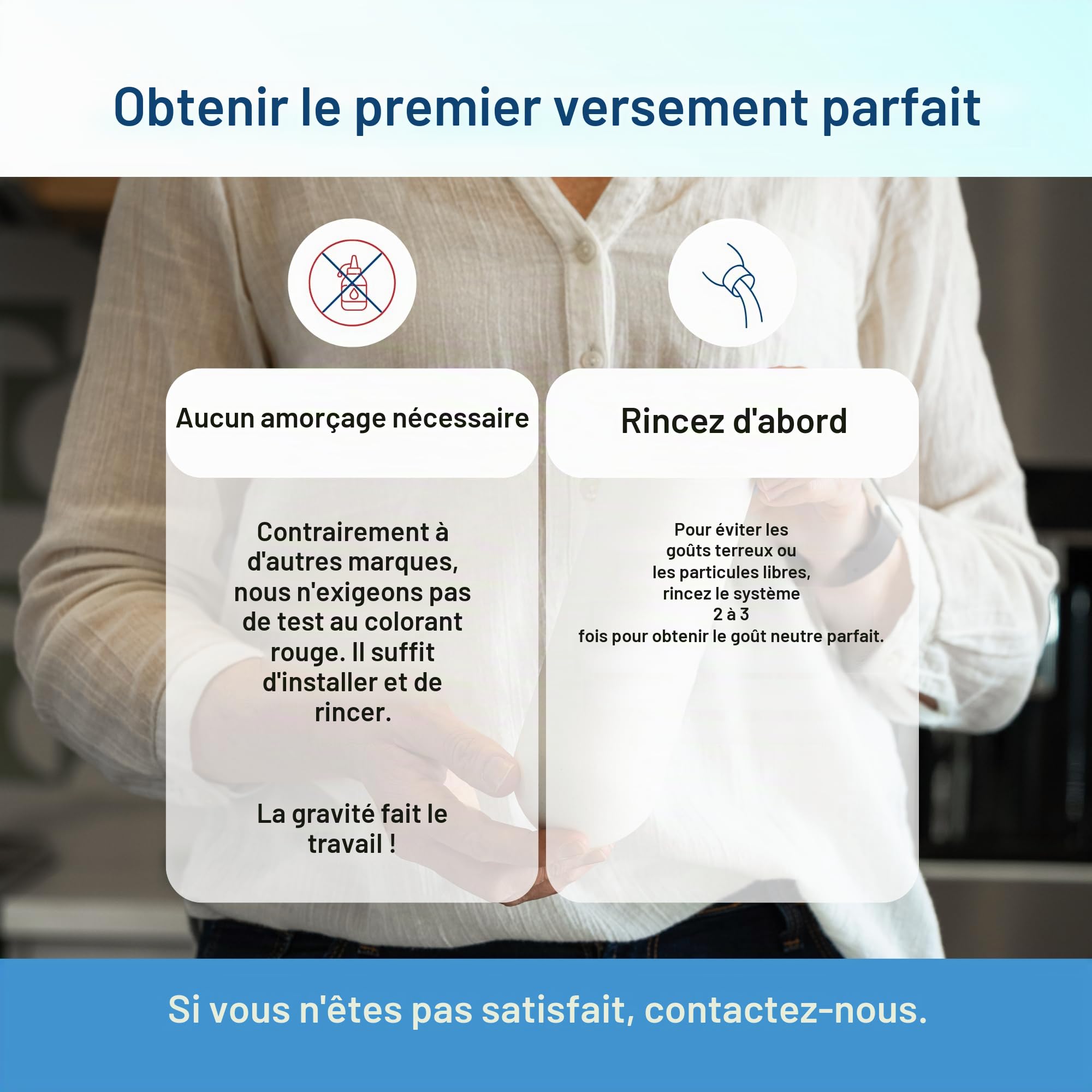 Coldstream Lot de 4 filtres à eau par gravité de rechange