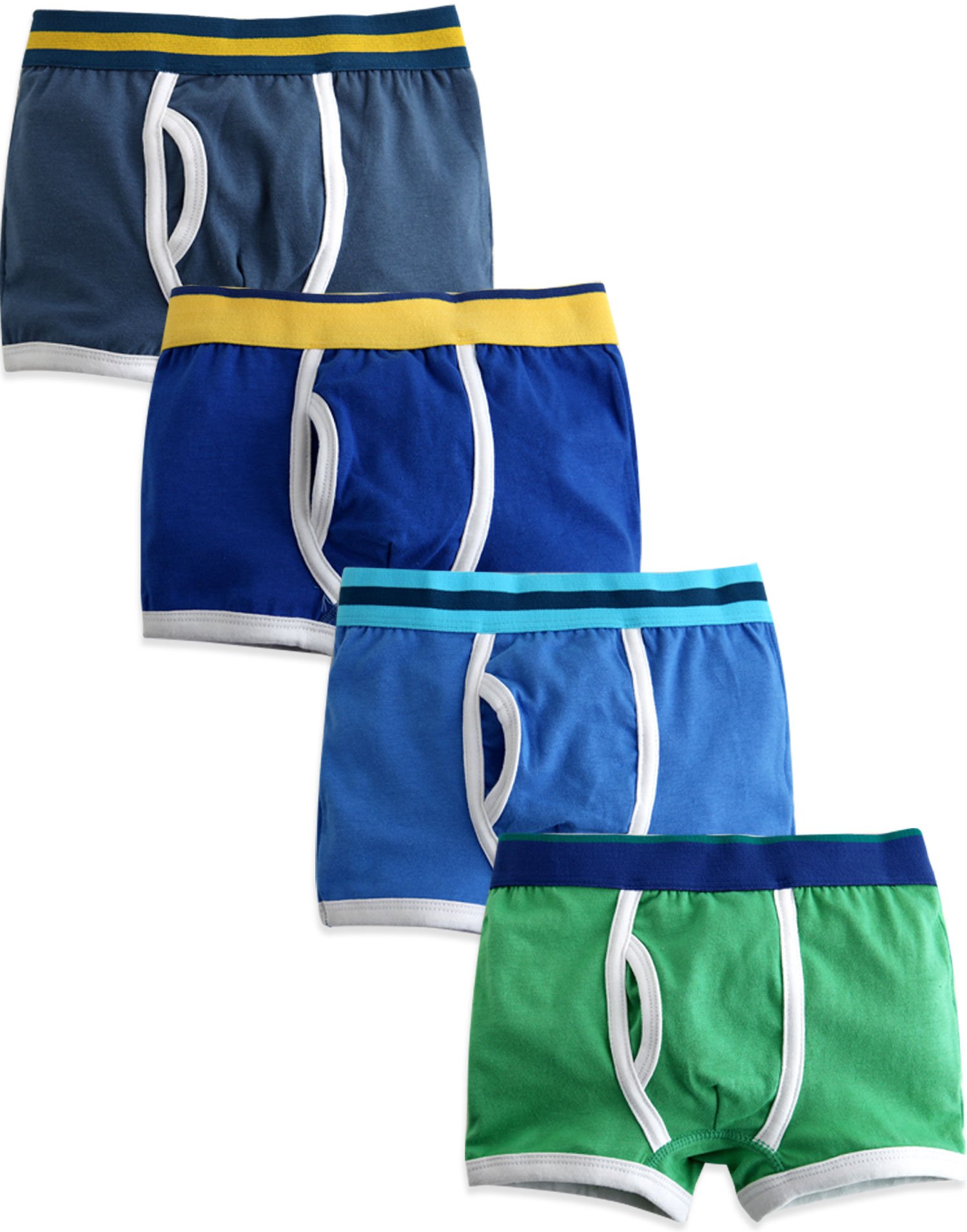 VAENAIT BABY 2T-7T Toddler Kids Boys Cotton or Modal Underwear Boxer Briefs 3pack or 4pack Set