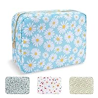 Vista 87 de Estuche pequeño para lápices y maquillaje para bolso, lindo estuche de lápices, bolsa de pinceles de maquillaje de nylon con cremallera, estuche