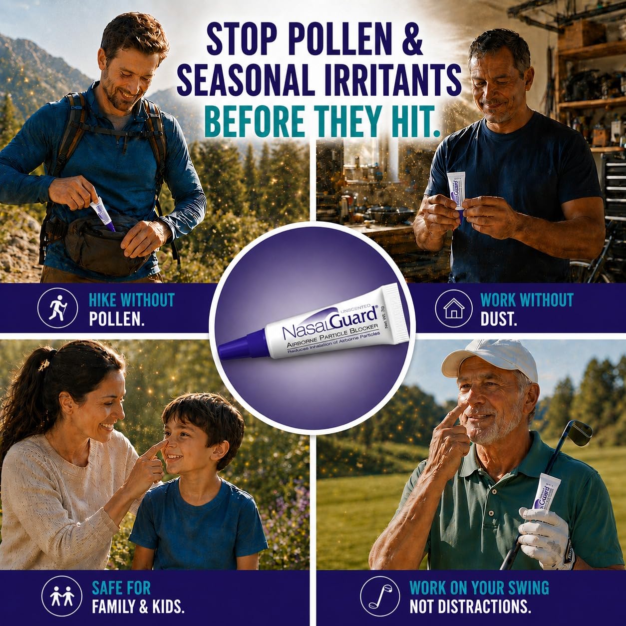 Nasal Filter Gel, Block Seasonal Pollens, Unscented 3g — Amazon image 5