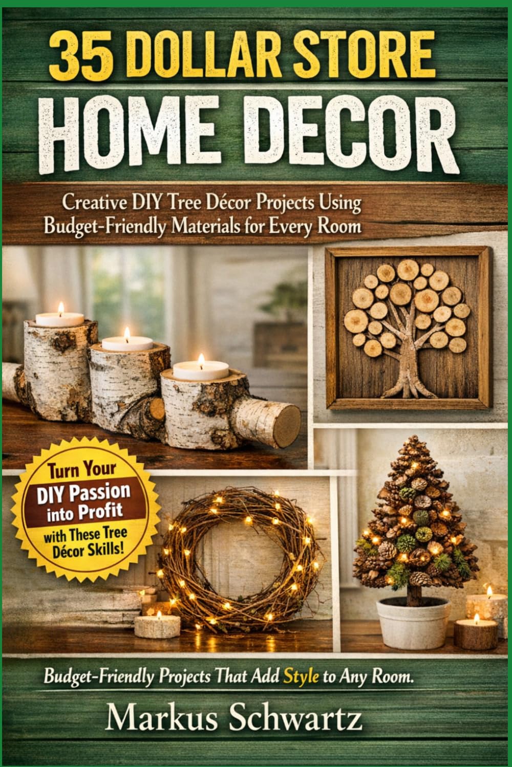 35 DOLLAR STORE HOME DECOR: Creative DIY Tree Décor Projects Using Budget-Friendly Materials for Every Room