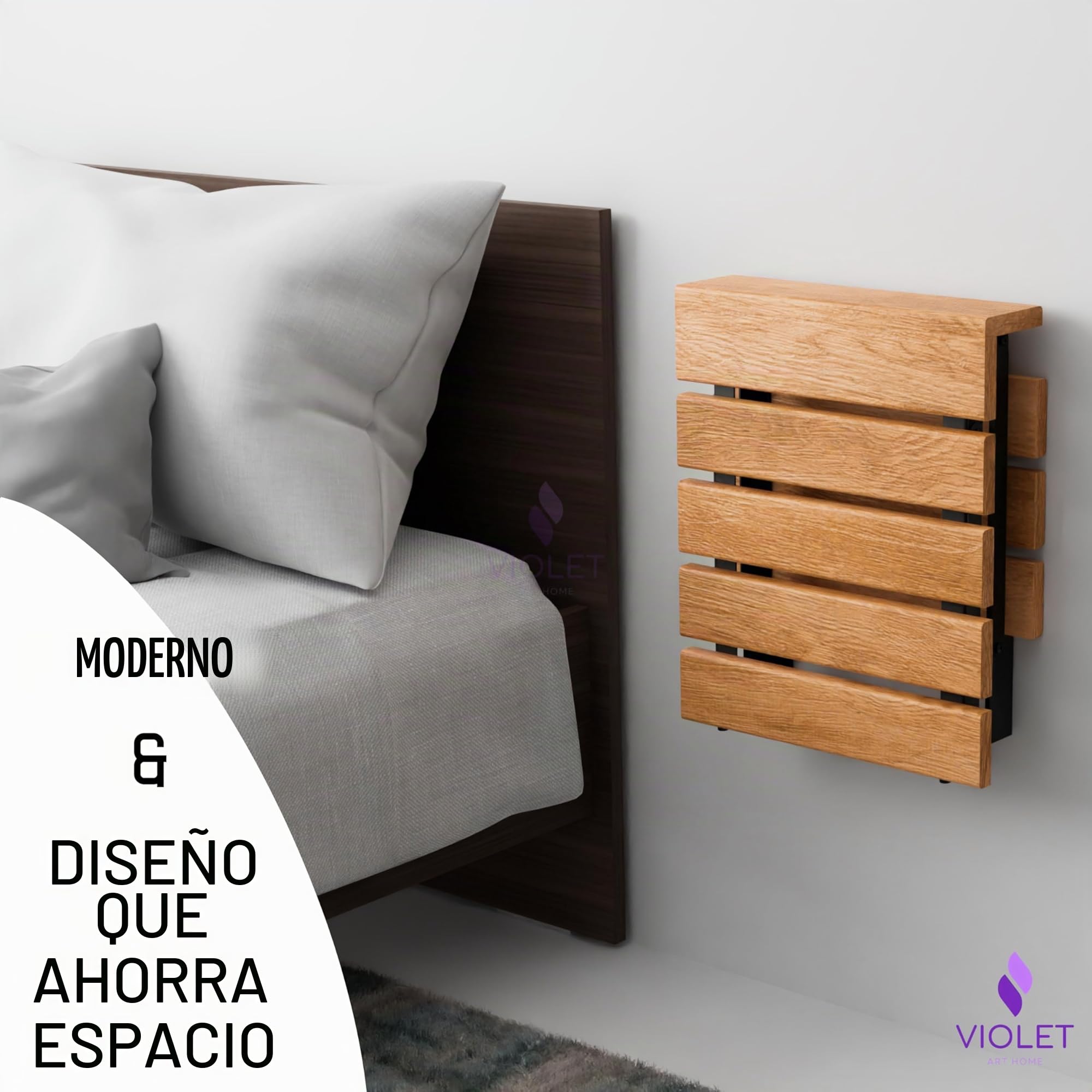 Asiento de ducha plegable de madera de teca, hecho a mano, para personas mayores, discapacitados, embarazadas discapacitadas, plegable, repelente al agua, banco para exterior (Natural)